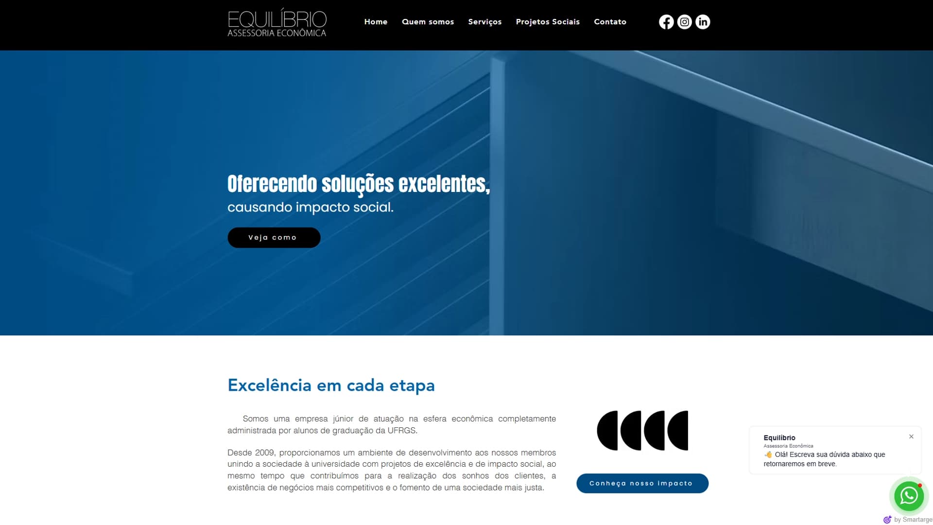 Case de Sucesso: Equilíbrio JR - Esfera Econômica